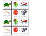 Fluency Stuttering Strategies Visual Cards