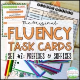 Fluency Task Cards Prefixes & Suffixes | Science of Reading