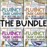 Fluency Task Cards BUNDLE Oral Reading Fluency Practice