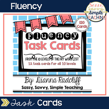 Preview of Fluency Task Cards {CCSS Aligned}