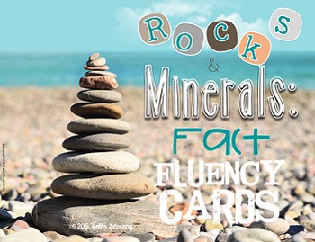 Preview of Fluency Task Cards {Rocks & Minerals Facts}
