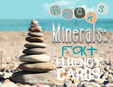 Fluency Task Cards {Rocks & Minerals Facts}