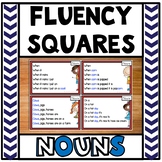 Reading Fluency Squares Nouns