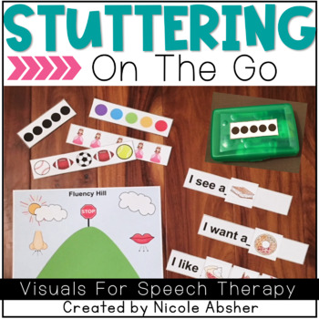 Preview of Stuttering Visuals Speech Therapy