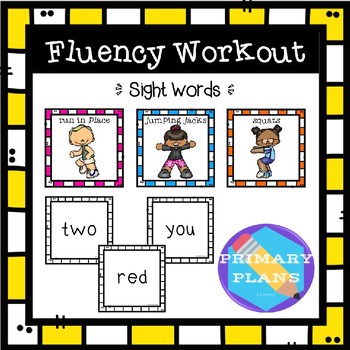 Preview of Fluency Workout - Sight Words