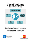 Preview of Vocal Volume Lesson: Boom™ Cards Deck