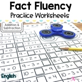 Fluency facts | Add & Subtract with unknown in different p