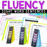 Sight Word Fluency Sentences  Reading Practice and Assessment Sentence Strips