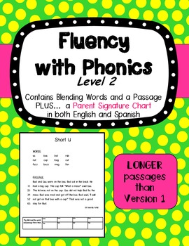 Preview of Fluency with Phonics Level 2 - Decodable Fluency Passages - DISTANCE LEARNING