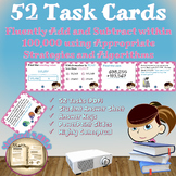 Fluently Add and Subtract Whole Numbers Task Cards