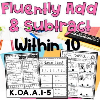 Preview of Fluently Add and Subtract Within 10