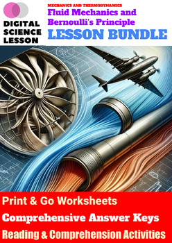 Preview of Fluid Mechanics and Bernoulli's Principle (9-LESSON PHYSICS BUNDLE)