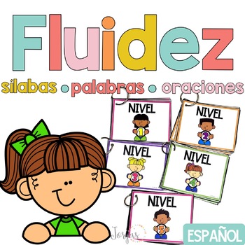 Preview of Fluidez Tarjetas de sílabas, palabras, frases y oraciones Fluency in Spanish