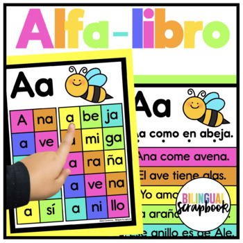 Preview of Fluidez del Abecedario Alphabet Fluency Reader in Spanish