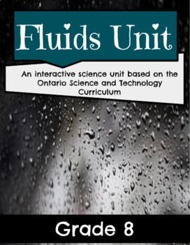 Preview of Fluids Unit ~ Grade 8 (Six Interactive Lessons, Answers, plus 6 Google Forms)