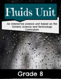 Fluids Unit ~ Grade 8 (Six Interactive Lessons, Answers, p