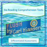 Flush Reading Comprehension Tests ~ Whole Book ~ Different