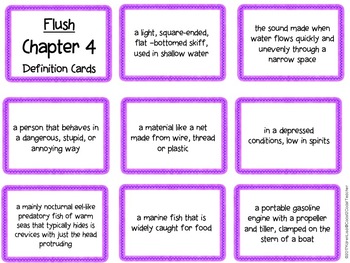 flush carl hiaasen lesson plans