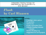 Flush by Carl Hiaasen Quizzes and Independent Reading Package