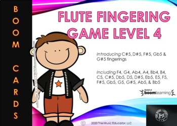 Preview of Flute Fingering Game - Level 4