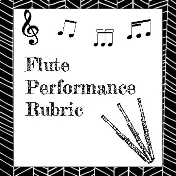 Preview of Flute Performance Rubric