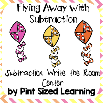 Fly Away Write the Room Subtraction Center