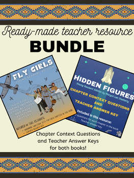 Preview of Fly Girls & Hidden Figures (YRE) Chapter Questions & Answer Key