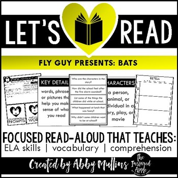 Preview of Fly Guy Presents: Bats - Literacy Companion - Read Aloud - Halloween
