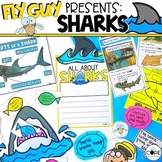 Fly Guy Sharks Informational Lessons - Nonfiction Text Fea