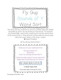 Fly Guy Sounds of Y Word Sort