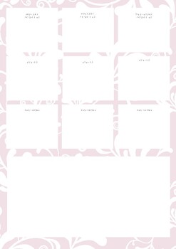 Preview of Fly Lady Project Schedule Planner