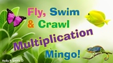 Fly, Swim & Crawl Math Multiplication Mingo - Zoom - Digit