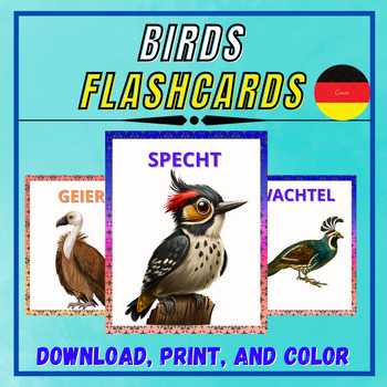 Preview of Fly into Fun: Bird-themed Pages for Little Learners (Preschool- First) In German
