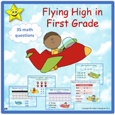 First Grade Math Review and Test Prep Distance Learning