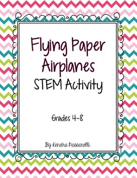 Preview of Flying Paper Airplanes {STEM Activity}