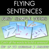 Flying Sentences PPT game: Past Simple Verbs