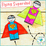 Flying Superhero - Father's Day Craft - Father's Day Card 