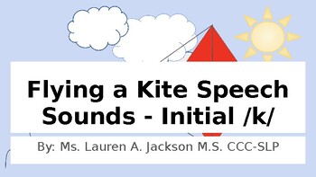 Preview of Flying a Kite Initial /k/ (one syllable words)