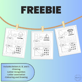 Preview of Focus Letter Worksheets- ABC