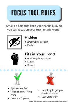 Focus Tool Rules by Skills for Success Stufff | TPT