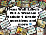 Focus Wall Labels and Materials for Wit & Wisdom Module 2 Grade 2
