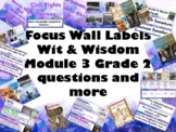 Focus Wall & Materials for Wit & Wisdom Module 3 Grade 2