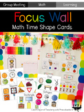 Focus Wall Math Time Shape Cards