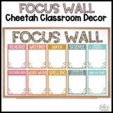 Focus Wall Modern Cheetah Classroom Decor | Focus Wall Bul