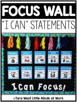 Preview of Focus Wall (Pre-K, K, and 1st)