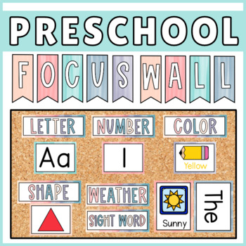 Preview of Focus Wall Preschool
