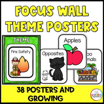 Preview of Focus Wall Theme Study Posters