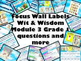 Focus Wall and Materials for Wit & Wisdom Module 3 Grade 1