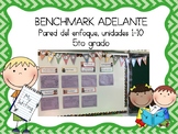 Focus Wall for Benchmark Adelante Fifth Grade