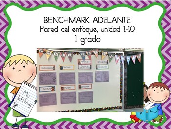 Preview of Focus Wall for Benchmark Adelante First Grade